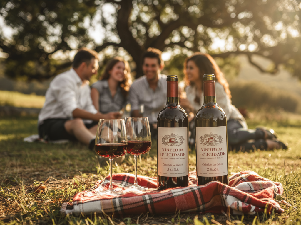 Vinhos bons e baratos em ambiente descontraído ao ar livre